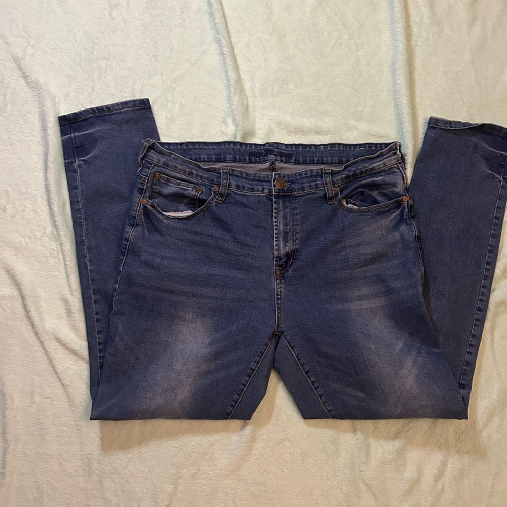 Rue21 Deep Blue Straight Jeans